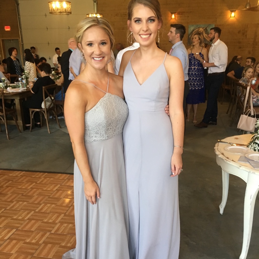 Grey Bill Levkoff Bridesmaids Dress. Size 4/6.